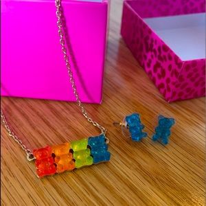 Betsey Johnson Gummy Bear Set new
